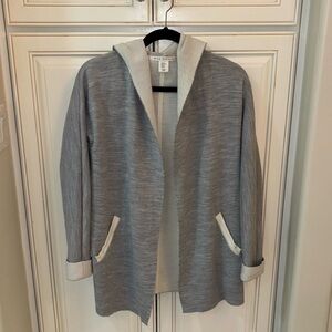 Max studio wool blend hooded jacket